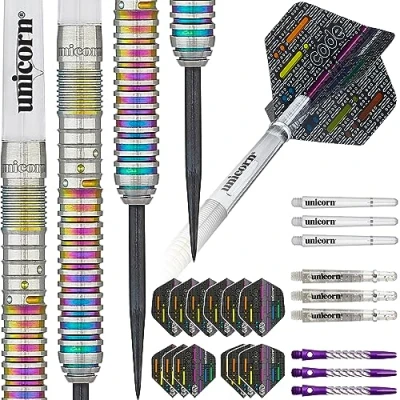 Immagine di Unicorn Ian White Code 90% Tungsteno, Punta in Acciaio Unisex, Multicolore, 21 g