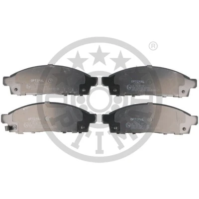 Immagine di OPTIMAL BP 12371 Kit pastiglie freno Assale anteriore con segnalatore acustico usura MITSUBISHI: L200 / Triton IV Pick up, V up