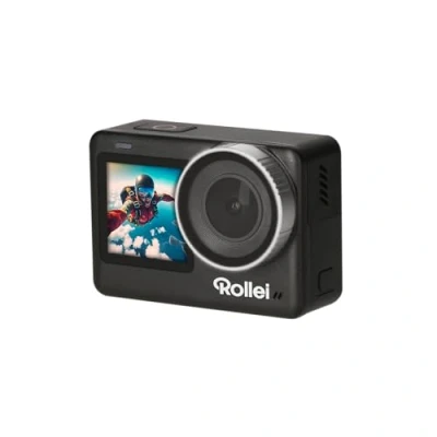 Immagine di Rollei Action One Lite: la tua azione, perfezione Cattura video 4K, foto da 20MP con 2 display, stabilizzazione dell&#039;immagine e modalità creative. Controllo touch screen app per scattare