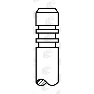 Immagine di AE V95178 valvola di Scarico 23,1 stelo cromato, Terminale temprato FORD: FIESTA 6, 7, 6 Van