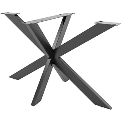 Immagine di CLP Gambe Per Tavolo Biloxi I Forma A Stella Altezza 71 Cm Acciaio, Colore:nero, Dimensione:M