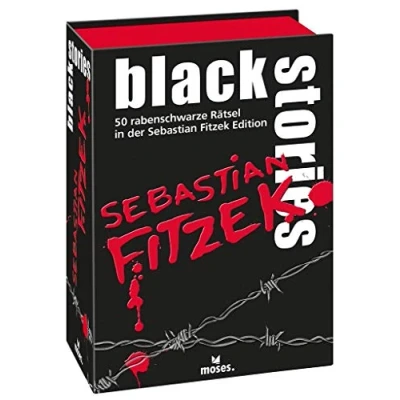 Immagine di Moses black stories Sebastian Fitzek Edition Il gioco, 50 corpi di corvo del regno dell&#039;autore Thriller, gioco carte Krimi