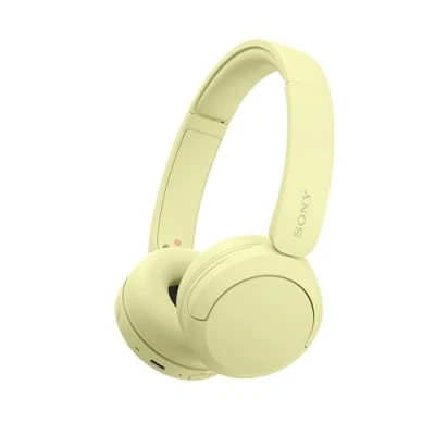 Immagine di Sony WH CH520 (Nessuna soppressione del rumore, 50 h, Senza fili), Cuffie, Giallo