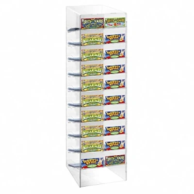 Immagine di DesignPlex Espositore gratta e Vinci da banco in plexiglass Trasparente a 20 Scomparti Misure: 22 x 29 H67 cm