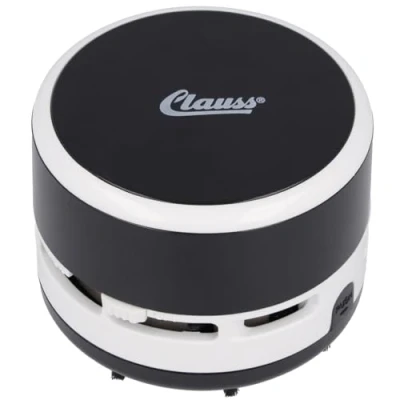 Immagine di Clauss 2Clean aspirapolvere da tavolo nero, Mini come gadget ufficio, Ideale per l&#039;ufficio, la casa o l&#039;auto, 2 batterie AA (non incluse), Facile pulire, CL 50001 00