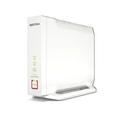 Immagine di AVM Box 4060 Edition International, Router Wi Fi 6 Tri Band Fino A 6.000 Mbit, S, Wan 2.5 Gb, 3X Lan 1X Usb, Access Point, Mesh, Base Dect, Media Server, Interfaccia In Italiano, Bianco