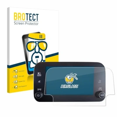Immagine di brotect Pellicola Protettiva Vetro per Fiat Tipo 2016 2019 Uconnet 7&quot; Protezione Schermo [Durezza Estrema 9H, Chiaro]