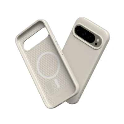 Immagine di RhinoShield SolidSuit Case Compatible with Magsafe for [Pixel 9 Pro XL] Shock Absorbent Slim Design Protective Cover Premium Matte Finish 3.5M / 11ft Drop Protection Shell Beige
