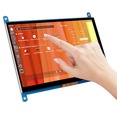 Immagine di Jun Saxifragelec For Raspberry Pi 4 Touch Screen IPS da 7 pollici capacitivo 1024x600 HDMI Display Monitor di gioco per