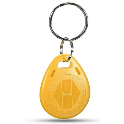 Immagine di OBO HANDS 125khz Etichette EM4100 Rfid Card Token Tag Chiave di Controllo Accesso Smart ID Keyfobs Pacchetto 100pcs (GIALLO)