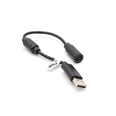 Immagine di vhbw cavo adattatore USB breakaway antistrappo compatibile con Microsoft XBox 360 controller nero