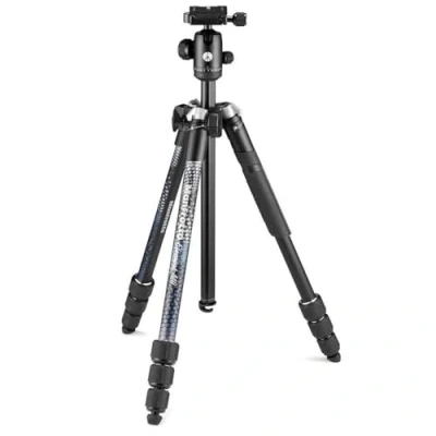 Immagine di Manfrotto Element MII Treppiede in alluminio a 4 sezioni con testa sfera, colore: Nero