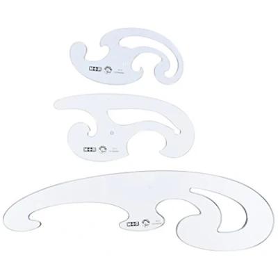 Immagine di M+R 770830030 Set di 3 curvilinee, colore: grigio fumo