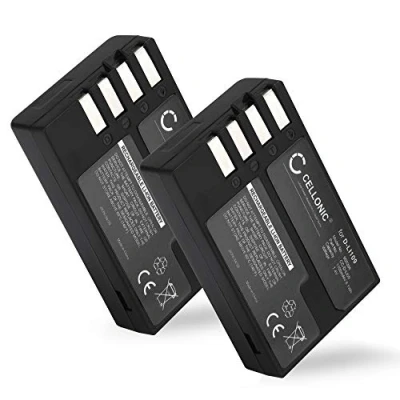 Immagine di CELLONIC 2X Batteria D Li109 Compatibile con Pentax KP, K S2, 50, 70, 30, KF, r, 500, S1 1100mAh 7.2V 7.4V