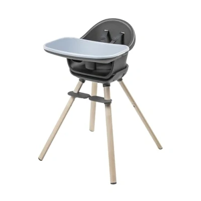 Immagine di Maxi Cosi Moa Seggiolone Pappa Evolutivo, 6 Mesi 5 Anni, 0 22 kg, Bimbo Regolabile, Si Trasforma in Alzasedia, Sgabello e Tavolino con Sedia, Colore Beyond Graphite