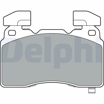Immagine di DELPHI LP3366 Kit pastiglie freno con segnalatore acustico usura lamierino anticigolío senza accessori OPEL: Insignia B Grand Sport
