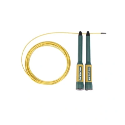 Immagine di PICSIL Sphinx Corda da Salto Veloce, Rotazione a 360, Sistema Doppio Cuscinetto, Realizzata in ABS, Ideale per Allenamento Casa, Boxe, Fitness e Condizionamento, Unisex (Dark Verde)