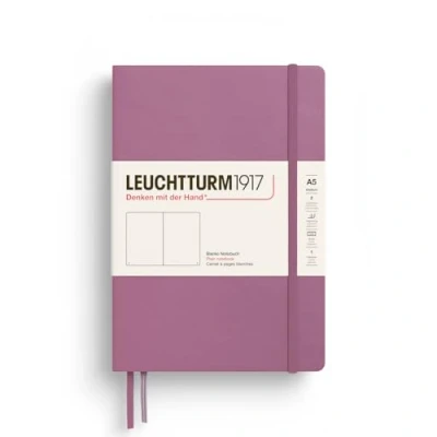 Immagine di LEUCHTTURM1917 372184 Taccuini Medium A5, Copertina rigida, 251 pagine numerate, Dusty Rose, Bianco
