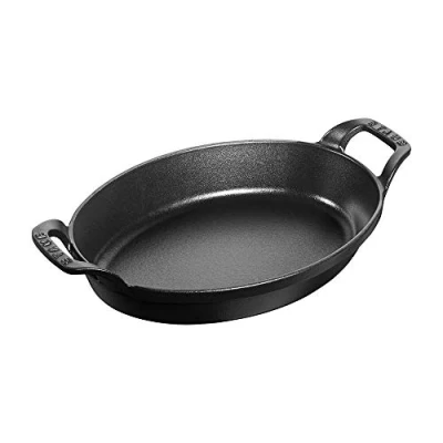 Immagine di STAUB Sur la Table Minis Pirofila Ovale, Ghisa, Nero, 24 cm