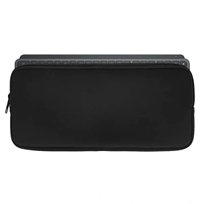 Immagine di kwmobile Custodia Tastiera Wireless Compatibile con Logitech MX Keys Mini Porta PC Portatile Copri Computer Nero
