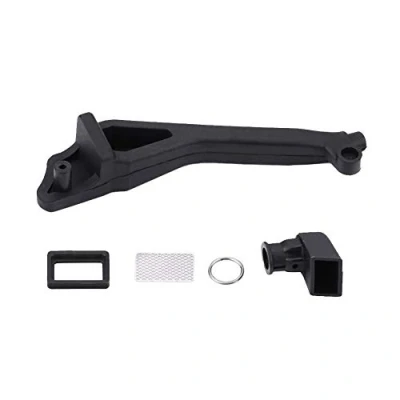 Immagine di Dilwe Tubo di Scarico per Auto RC, in Gomma Accessori Simulazione 4 1/10 RC