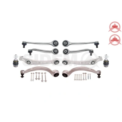 Immagine di SIDEM 37256 Kit riparazione, Braccio trasversale longitudinale oscillante Assale anteriore con materiale di fissaggio AUDI: A5 B8 Coupe