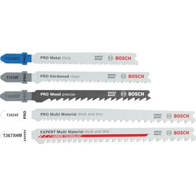 Immagine di Bosch Accessories 2607011438 JSB, Multi Material Pack, 15 pezzi pz.