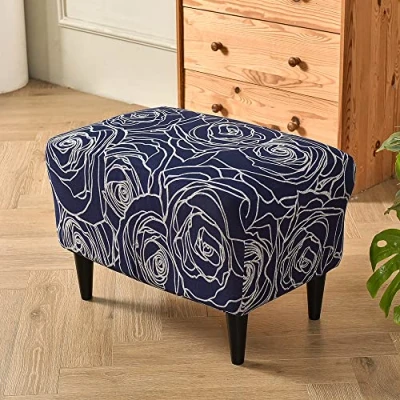 Immagine di Meigeh Copripoltrona con Orecchie Stampate a Orecchio Elasticizzata 1 Posto Copri Pouf rttangolare poggiapiedi