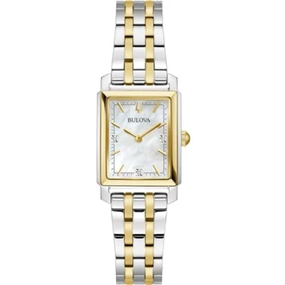 Immagine di Bulova Orologio Analogico Classico Donna con Cinturino in Acciaio Inossidabile 98P220