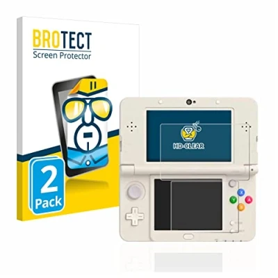 Immagine di brotect Pellicola Protettiva per Nintendo New 3DS Protezione Schermo (2 Pezzi) [Trasparente, Anti Impronte]