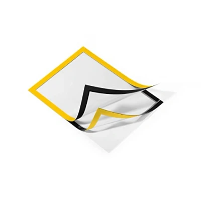 Immagine di Durable 487204 Cornice informativa autoadesiva Giallo (L x A) 236 mm 323 DIN A4
