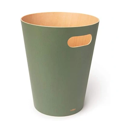 Immagine di Umbra Woodrow Cestino della spazzatura, capacità 7,5 L, Faggio Europeo, Abete