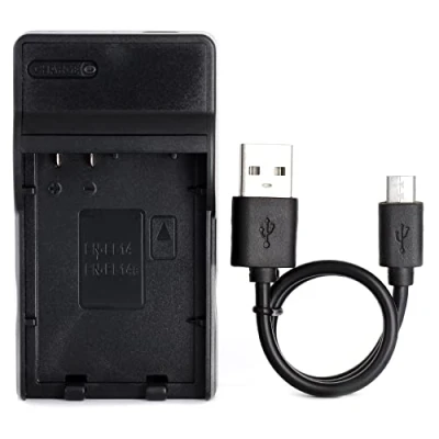 Immagine di EN EL14 USB Caricatore per Nikon Coolpix P7000, P7100, P7700, P7800, DSLR D3100, D3200, D5100, D5200 Fotocamera e Altro