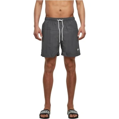 Immagine di Urban Classics Block Shorts da mare, Uomo, Taglia: Large, Darkshadow