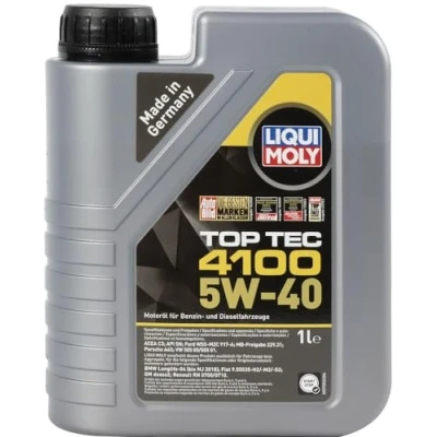 Immagine di LIQUI MOLY Top Tec 4100 5W 40 1 L Olio motore per tecnologia di sintesi SKU: 9510