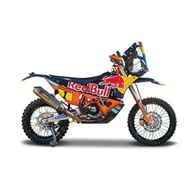 Immagine di Bburago B18 51086 Bull 1:18 WRB Cycle KTM 450 Rally Factory Edition 2019 (Pilota: Prezzo Toby), Arancione