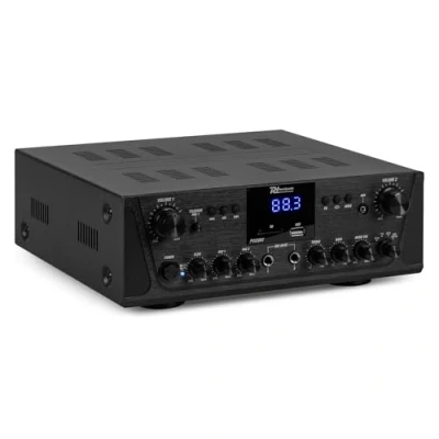 Immagine di Power Dynamics Amplificatore 2x100 W Bluetooth, Radio Fm, Regolazione volume separati.