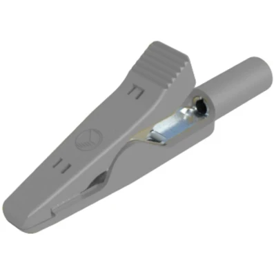 Immagine di SKS Hirschmann MA 1 S gr Morsetto a coccodrillo Connettore 2 mm CAT I Grigio
