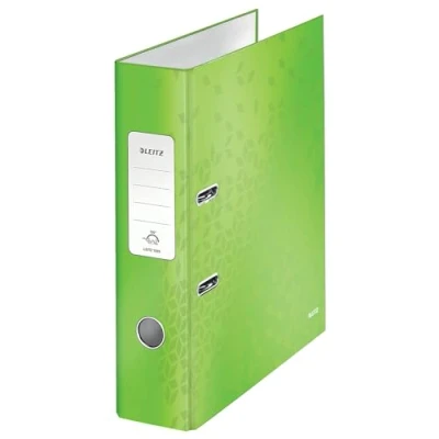 Immagine di Leitz Raccoglitore a leva, Formato A4, Dorso da 80 mm, Gamma WOW, Verde, 10050054