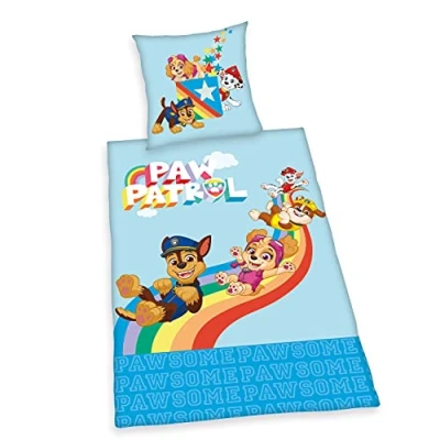 Immagine di Herding Paw Patrol Set di Biancheria da Letto, Multicolore, 80 x cm, 135 200 cm