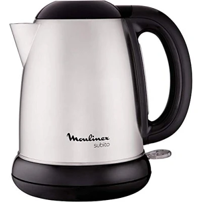Immagine di Moulinex BY540D10 Bollitore Elettrico 2200w lt1,7 Preparazione Colazione Arredo tavola, 2000 W, 7 Cups, 1 Decibel, Inossidabile, Acciaio e Nero