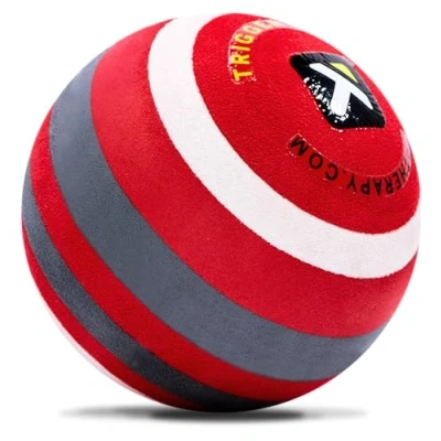 Immagine di Trigger Point Ball, Performance Foam Palla Riccio per Massaggi MBX Unisex Adulto, Rosso Rosso/Carbone