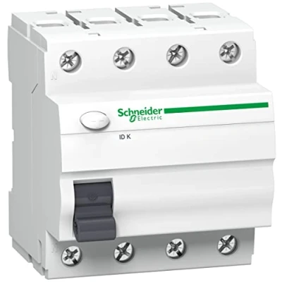 Immagine di Schneider a9z01425 errori di alimentazione Interruttore protezione ID K, 4p, 25 a, 30 ma, tipo A