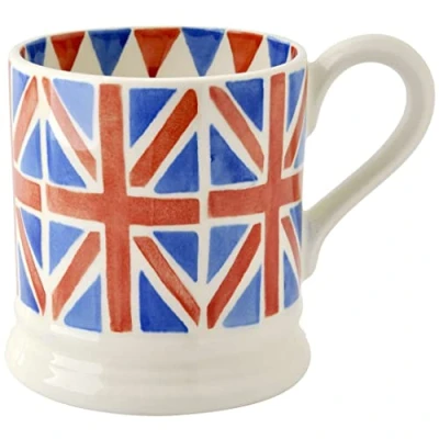 Immagine di Emma Bridgewater Tazza Grande 1/2 Pinta 300ml, Tazze Colazione Particolari, Mugs per Caffè/Cappuccino/Tè, Tazzine Simpatiche Caffe, Mug, design originale Union Jack