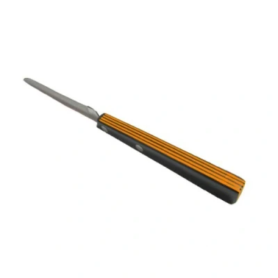 Immagine di Güde Solingen Coltello multiuso arancione/nero con bordo seghettato, Coltelli universali da cucina, 10 cm, UNI, POM
