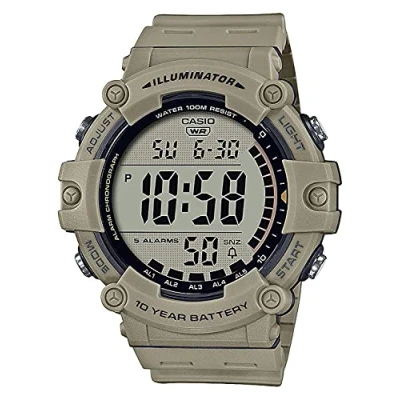 Immagine di Casio Orologio digitale, Uomo, Taglia: One Size, Beige