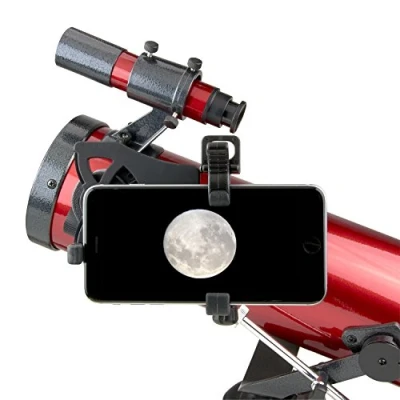 Immagine di Carson Red Planet Series 35 78x76mm Newtonian riflettore telescopio con adattatore universale per smartphone digiscoping (RP 100SP), piccolo