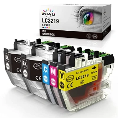 Immagine di INK4U LC3219XL LC3217 Cartucce d&#039;inchiostro Compatibili per Brother MFC J5330DW J5335DW J5730DW J5930DW J6530DW J6930DW (5 Pack)