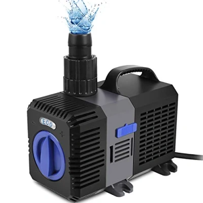 Immagine di Forever Speed Super Eco Pompa per laghetti con Filtro dell&#039;Acqua, a Risparmio energetico, vasche idriche, torrenti, Ideale Carpe Koi 7000l/h 50W