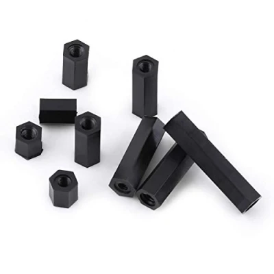 Immagine di 100 Pz PA66 M3 Femmina x Esagonale Filettato Distanziatore Pilastro Dado(M3*10)